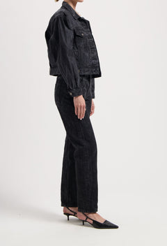 Gina Spijkerjasje Dry Black