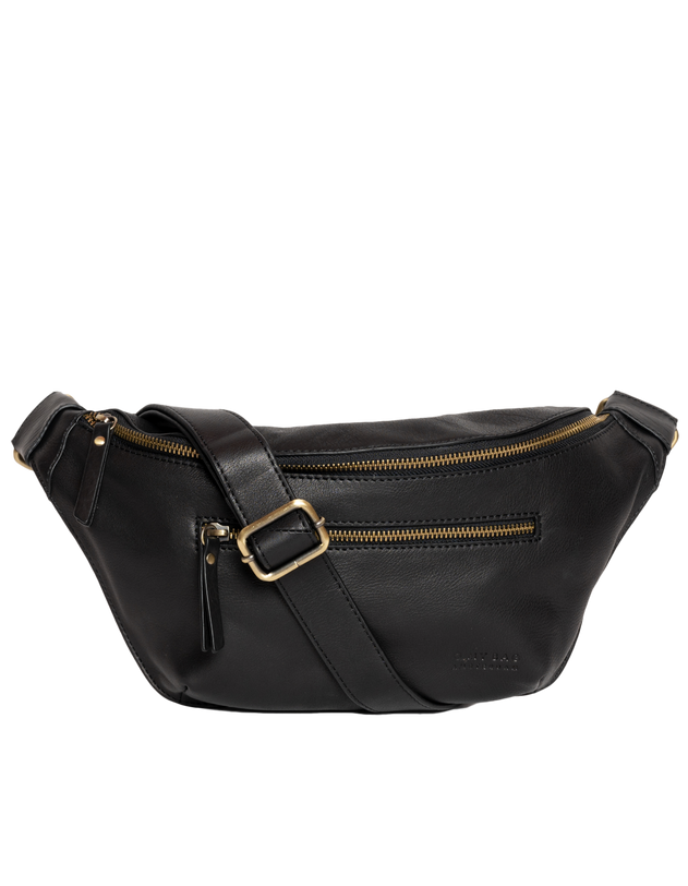 Drew Bum Bag Soft Grain Leather Black