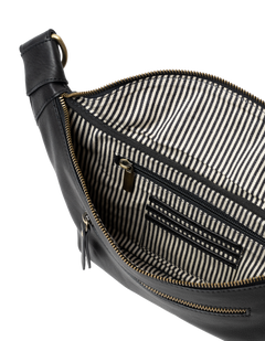 Drew Bum Bag Soft Grain Leather Black