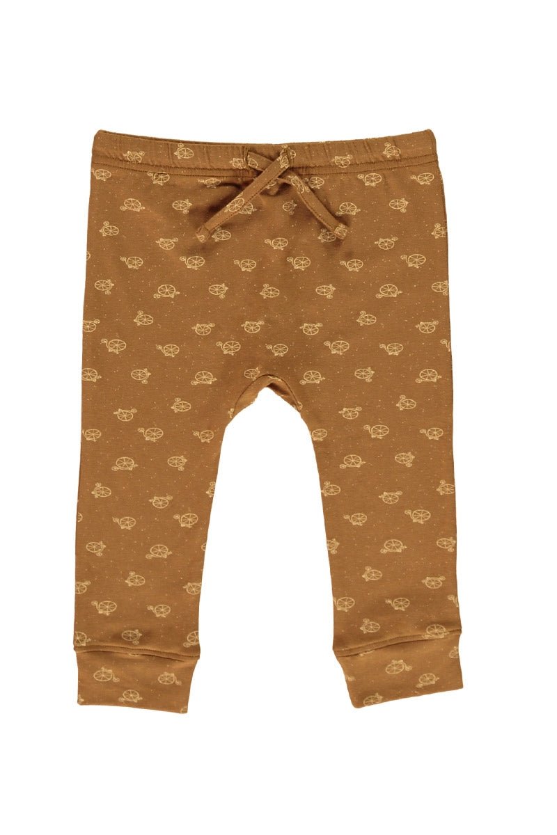 Baby Katoenen Broek Bicycles Brown
