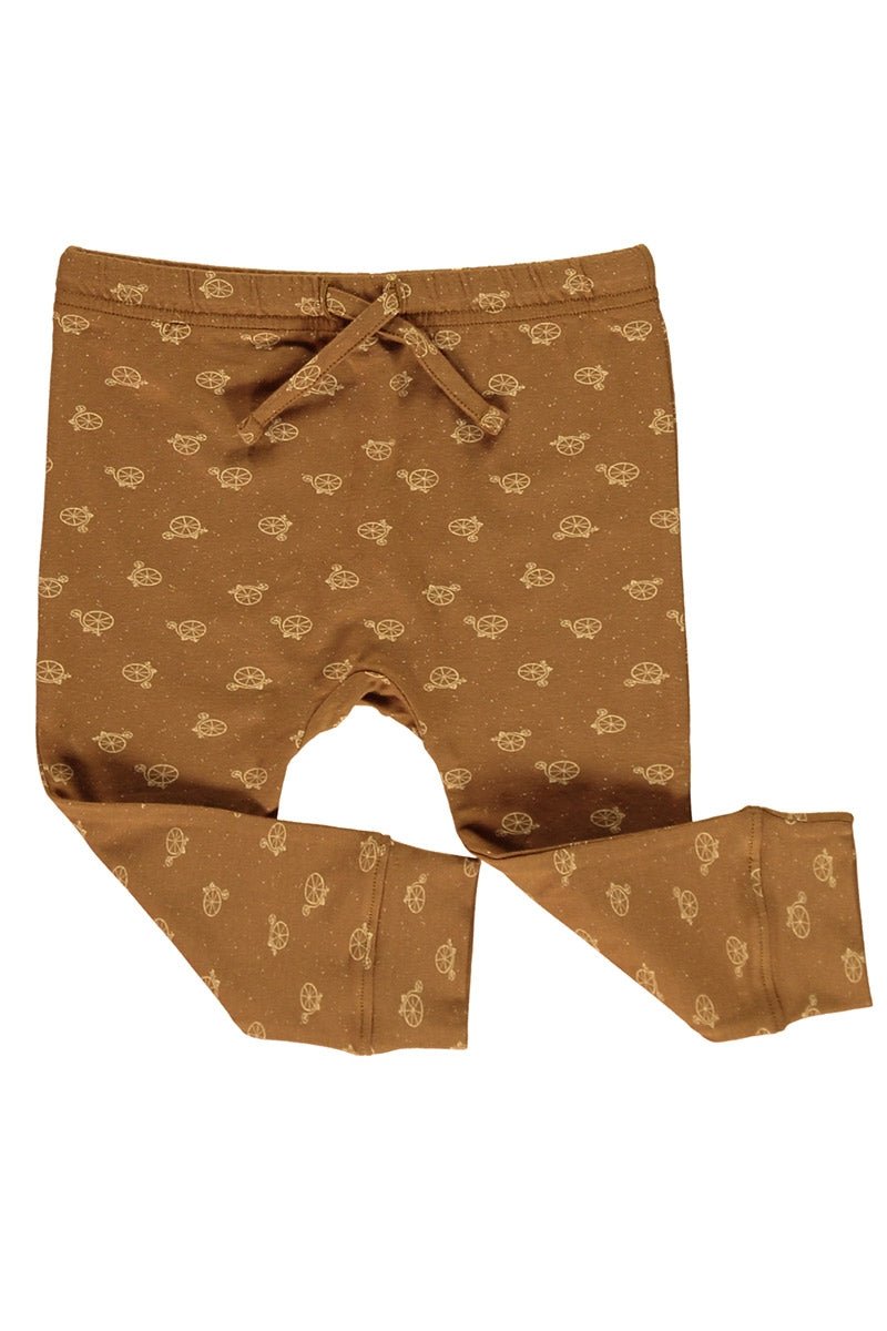 Baby Katoenen Broek Bicycles Brown