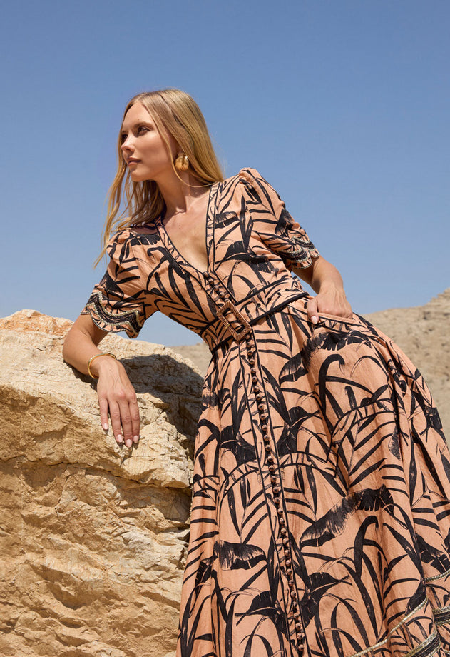 Jungle Euphoria Dress Blush