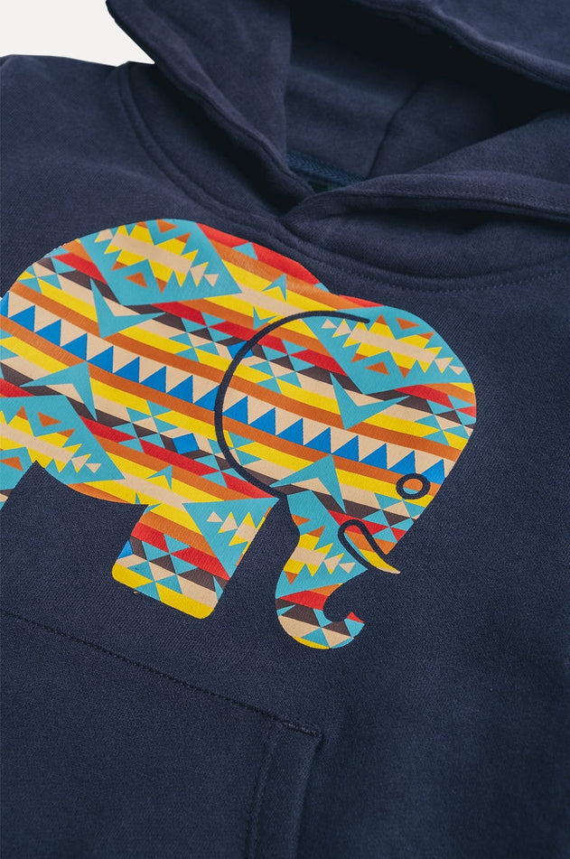 Kids Navajo Hoodie Trendsplant Blue