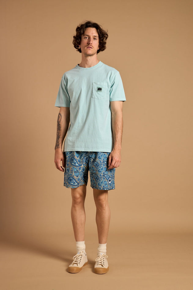 Mediterranean Paisley Zwemshort Groen