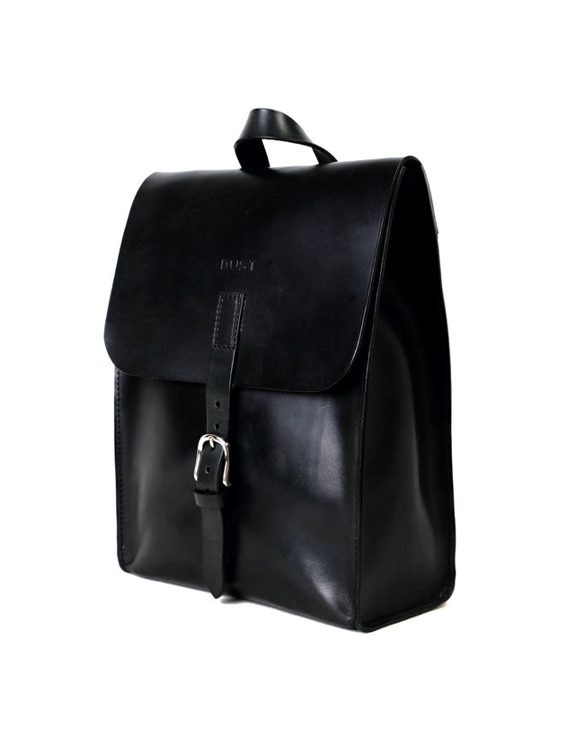 Mod 120 Cuoio Leren Rugzak Zwart