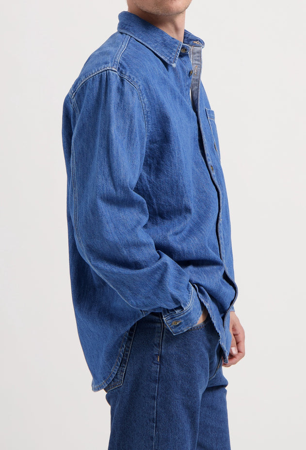 Chris Denim overhemd Medium Stone