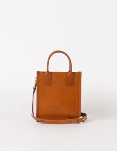 Jackie Classic Leather Mini Bag Cognac