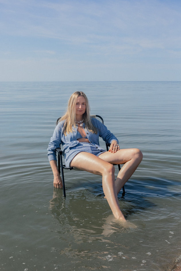 Sabbia Cardigan Light Blue