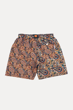 Ocean Paisley Zwemshort Groen