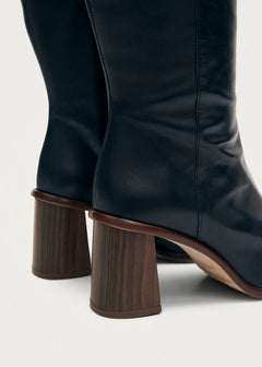East Leather Boots Black