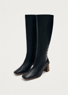 East Leather Boots Black