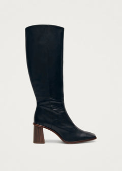 East Leather Boots Black