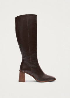 East Leather Boots Coffee Brown