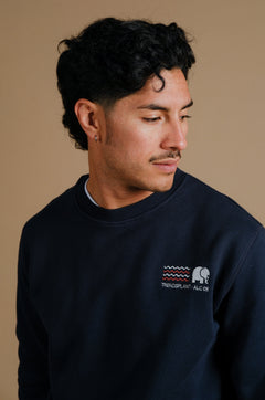 Explanada Organic Sweater Blauw