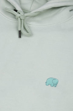 Women's Organic Essential Oversized Hoodie Mint Green