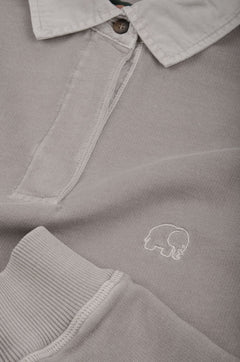 Polo Sweater Island Fossil Grey