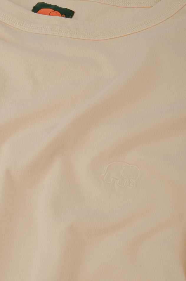 Heren T-shirt Pearled Ivory White