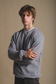 Essential Garment Heavyweight Sweater Organic Gray