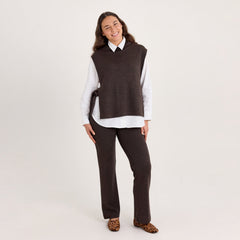 Straight Leg Merino Knit Trousers