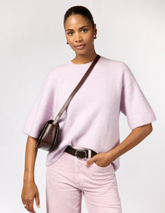Kendalini Bag Classic Leather Chocolate Brown
