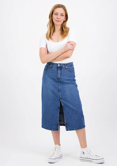 Ellen Denim Skirt Medium Blue