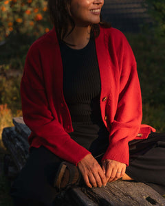 Kaste Cardigan Red