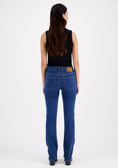 Emily Straight Leg Jeans Mid Blue