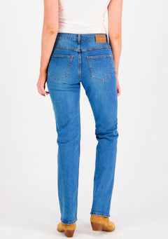 Emily Straight Leg Jeans Medium Blue