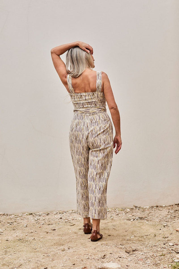 Fancy Jumpsuit Beige Jungle