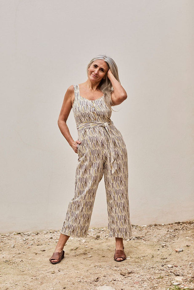 Fancy Jumpsuit Beige Jungle