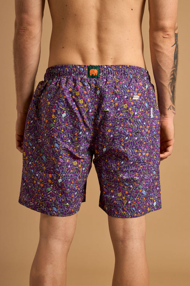 Dogtown Swim Trunks Purple