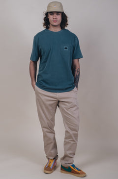 Garza Pigment Dyed T-shirt Elm Green