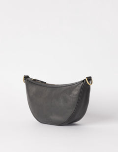 Leo Twisted Handle Tas Zwart