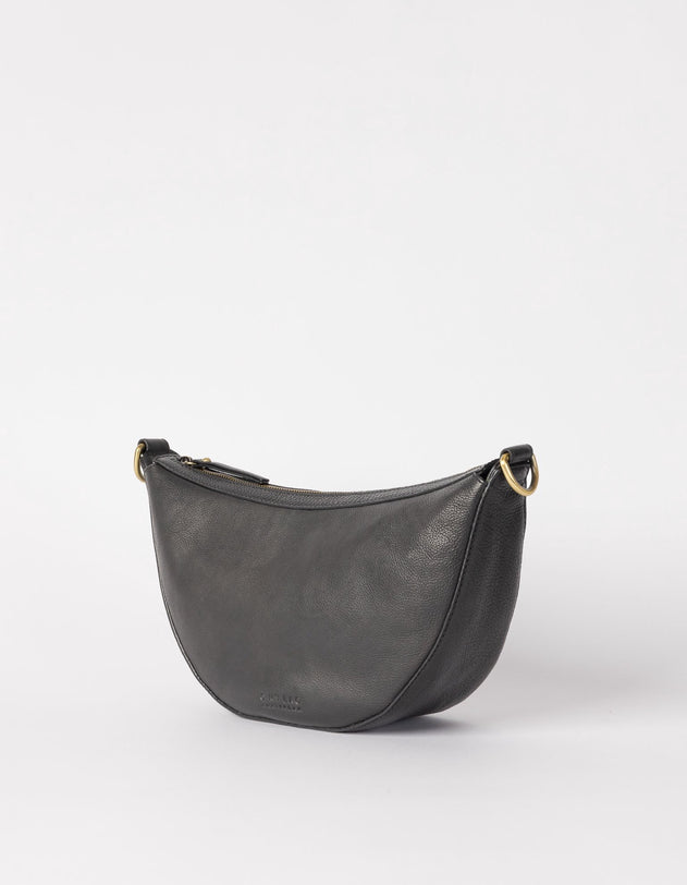 Leo Twisted Handle Tas Zwart