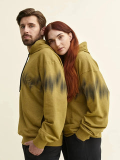 Aleksandriitti Hoodie Geel