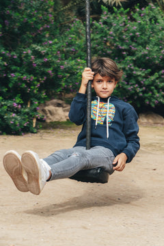 Kids Navajo Hoodie Trendsplant Blue