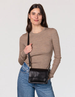 Harper Mini Black Classic Leather