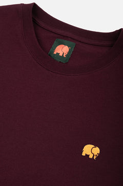 Essential T-shirt Wine Red