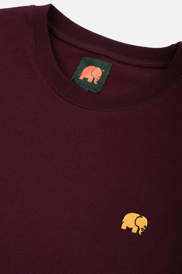 Essential T-shirt Wine Red