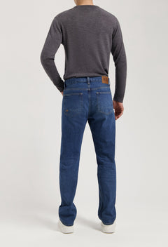 Alex Mid Loose Jeans Rustic Blue