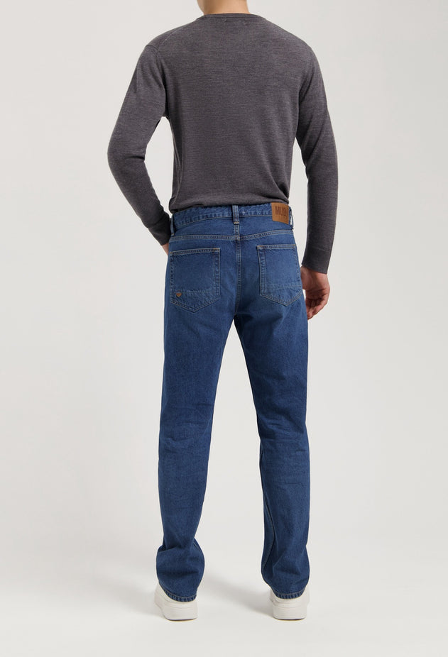 Alex Mid Loose Jeans Rustic Blue