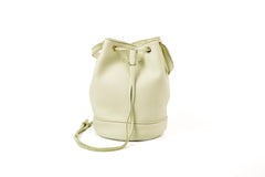 Chelsea Leren Bucket Tas Pistachio