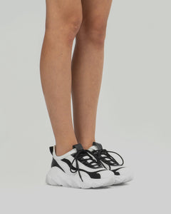 Women's Vegan Daddy Sneakers White/Black