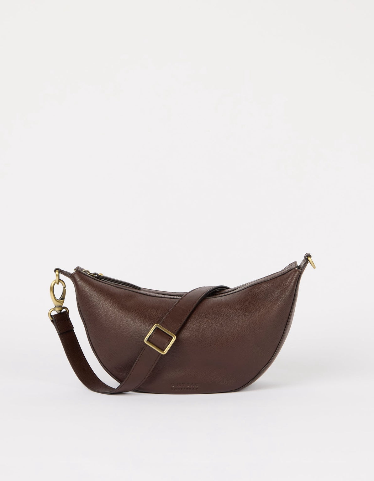 Leo Twisted Handle Tas Chocoladebruin