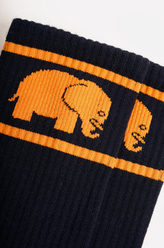 Navy Bamboo Athletic Sokken