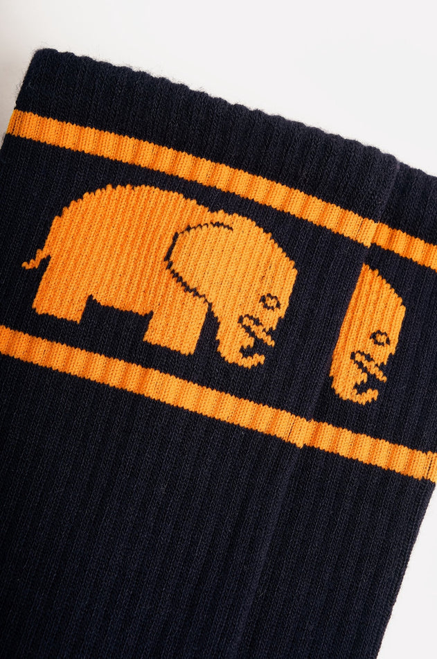 Navy Bamboo Athletic Sokken