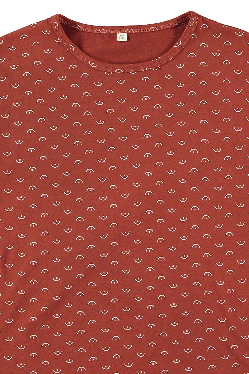 Kinder T-shirt Tits Red