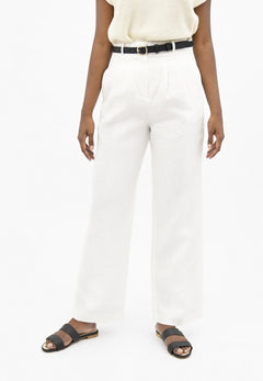 French Riviera Nce - Wide Leg Pants - White -Xs