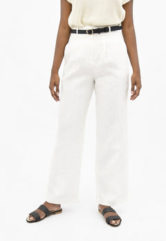 French Riviera Nce - Wide Leg Pants - White -Xs