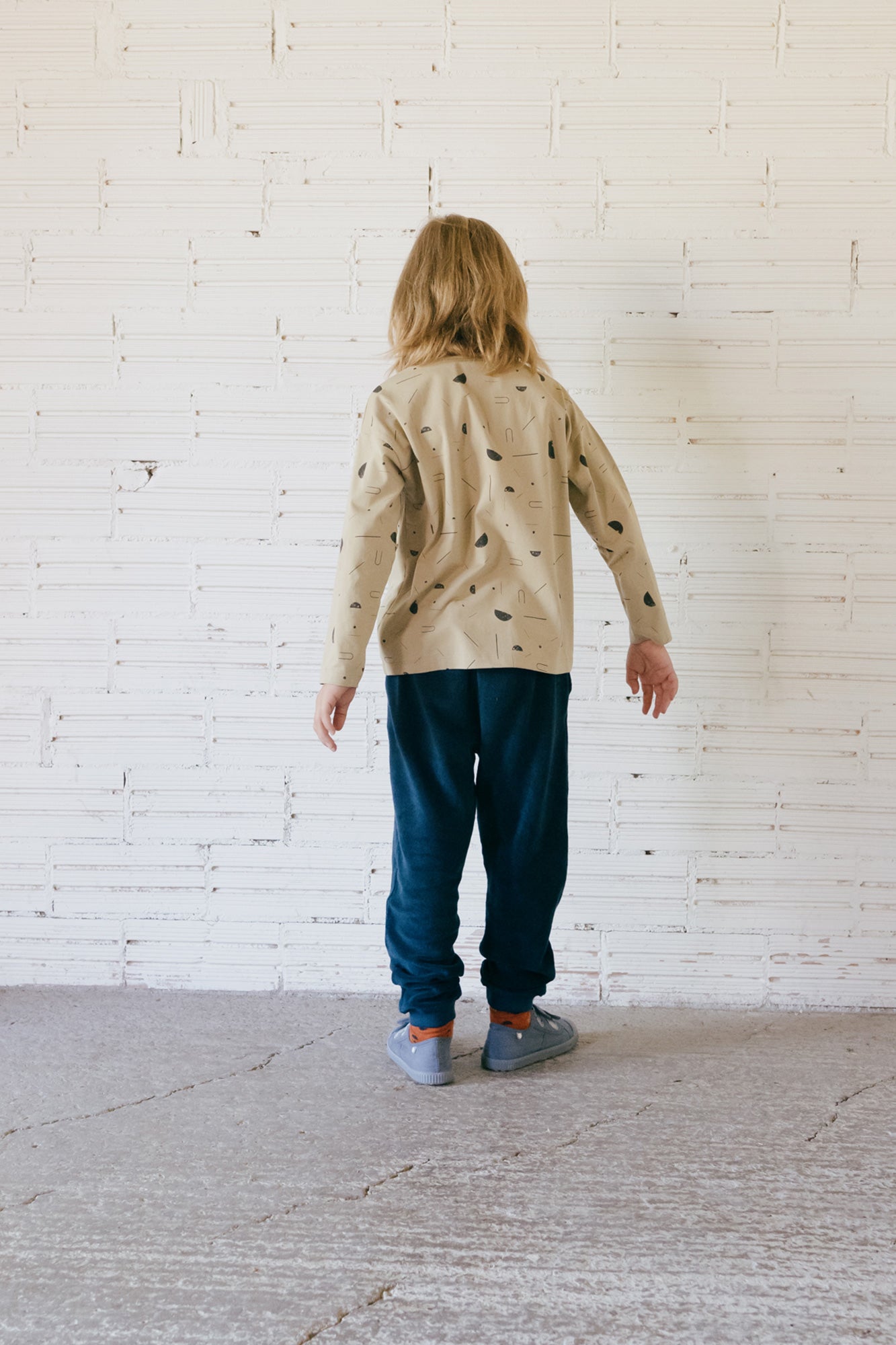 Kids' Gayle T-Shirt Sidereal Rain Beige